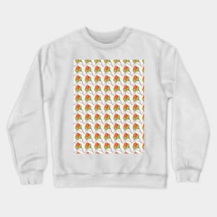 Pattern with an Ice cream in waffle cone Crewneck Sweatshirt